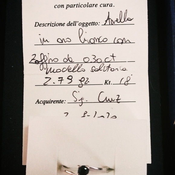 ✨.30ct Sapphire💍18 kt Gold  This one💖is ELEGANT - Picture 2 of 5